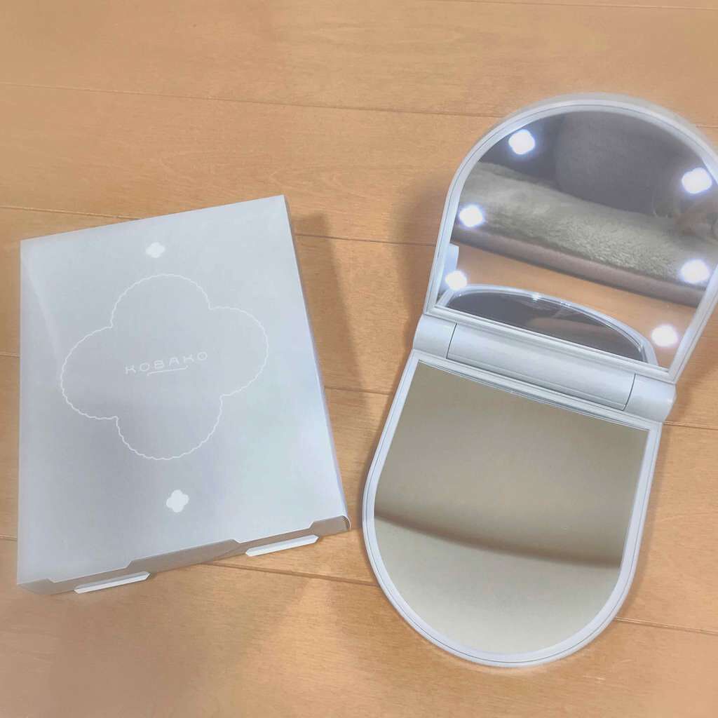 KOBAKO コスメティックミラー/貝印/その他化粧小物を使ったクチコミ(2枚目)