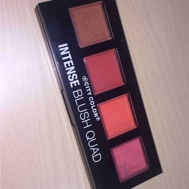 INTENSE BLUSH QUAD /City Cosmetics/パウダーチークを使ったクチコミ（1枚目）