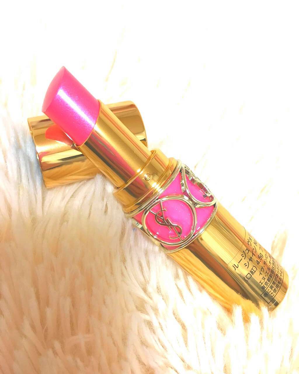 ルージュ ヴォリュプテ シャイン/YVES SAINT LAURENT BEAUTE/口紅を使ったクチコミ(1枚目)