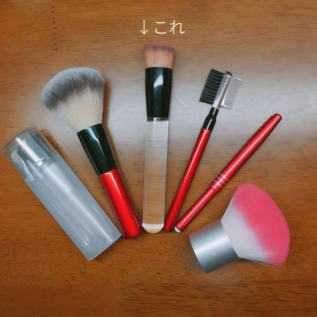 春姫 ファンデーションブラシ/DAISO/メイクブラシを使ったクチコミ(1枚目)