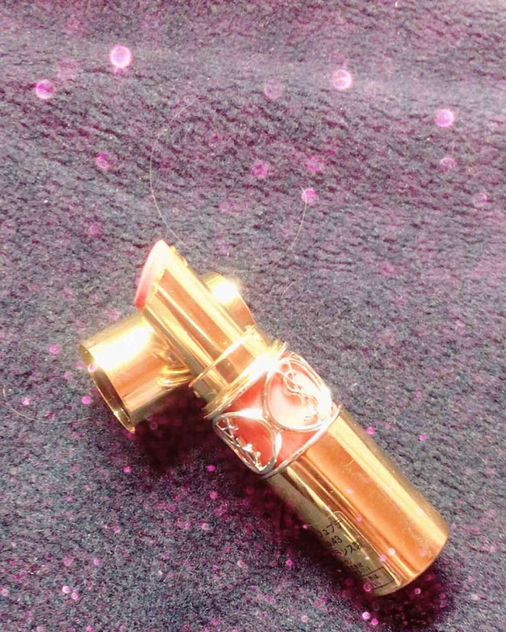 ルージュ ヴォリュプテ シャイン/YVES SAINT LAURENT BEAUTE/口紅を使ったクチコミ(1枚目)