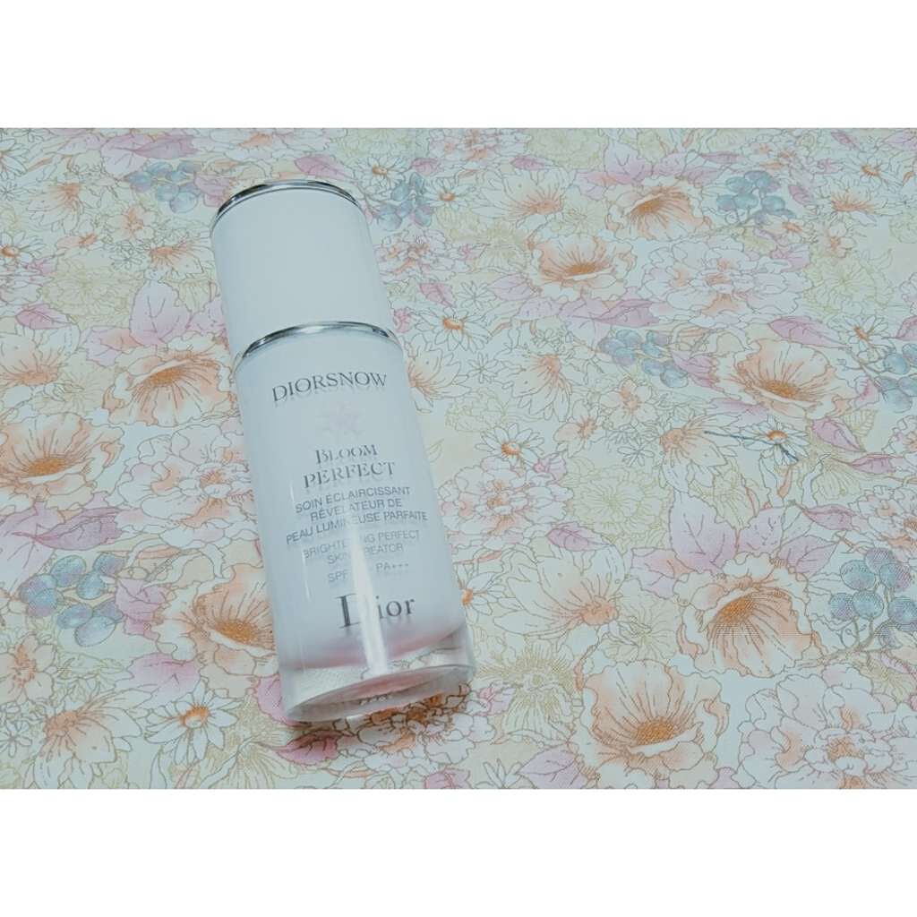 スノー ブルーム パーフェクト SPF35／PA+++/Dior/化粧下地を使ったクチコミ（1枚目）