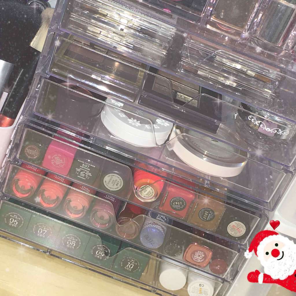 3段式クリアーケース/DAISO/その他化粧小物を使ったクチコミ(1枚目)