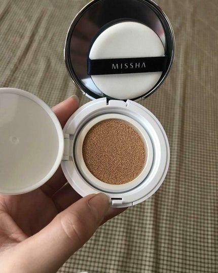 M クッション ファンデーション(モイスチャー)/MISSHA/クッションファンデーションを使ったクチコミ(2枚目)