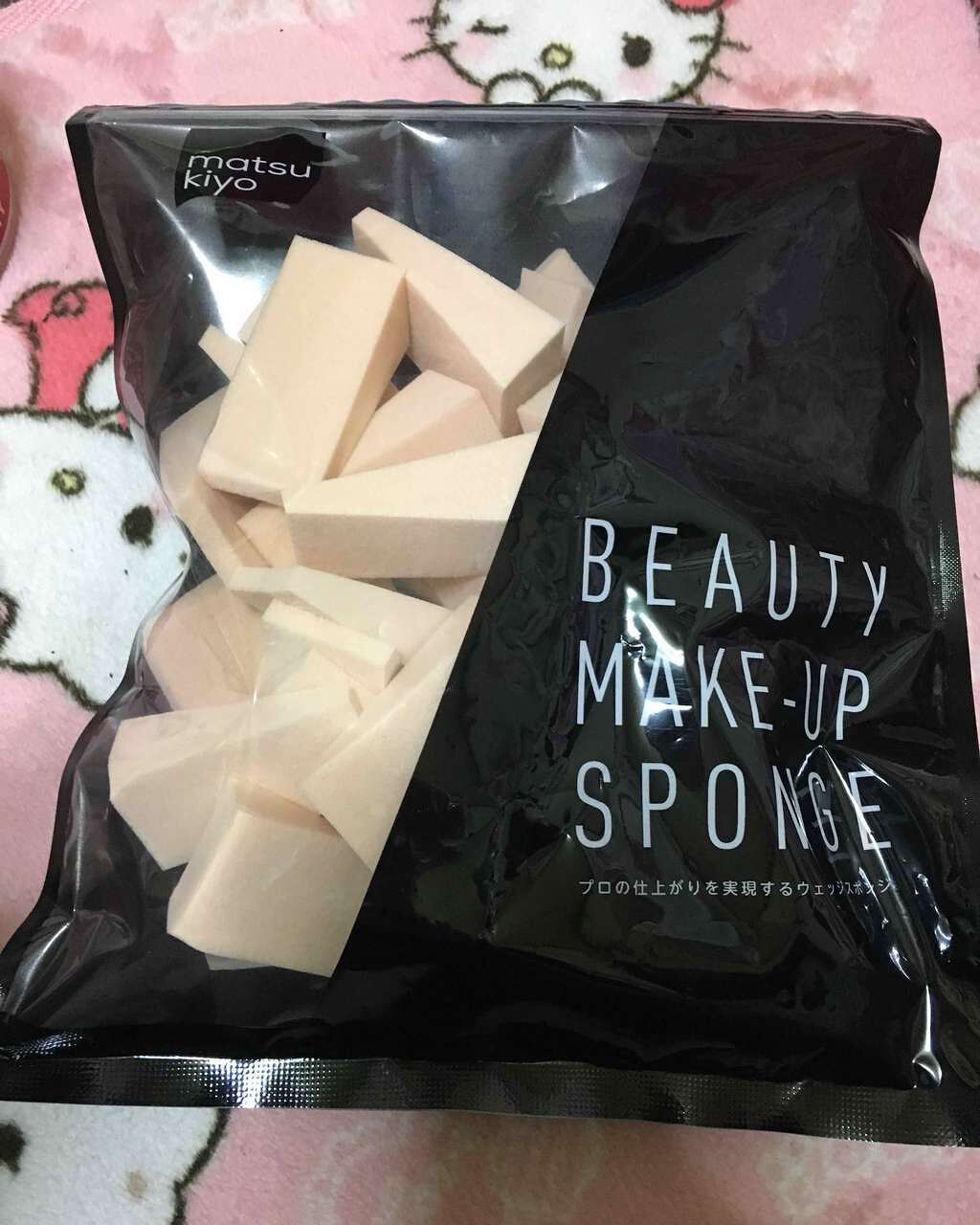 matsukiyo メイクアップスポンジ ウェッジ型/matsukiyo/パフ・スポンジを使ったクチコミ（1枚目）