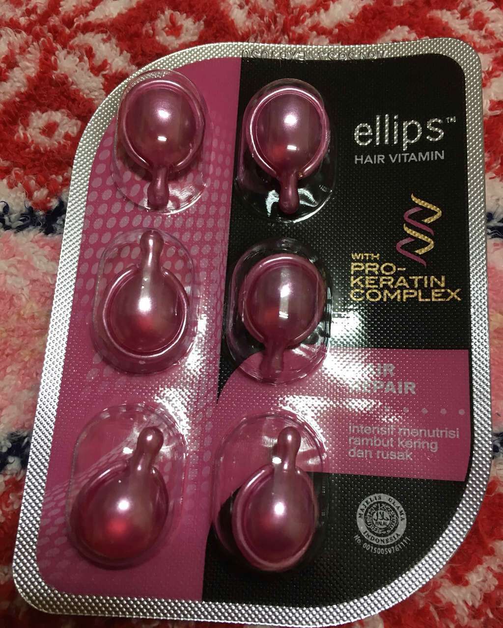ヘアーオイル【トリートメント】/ellips/ヘアオイルを使ったクチコミ（3枚目）