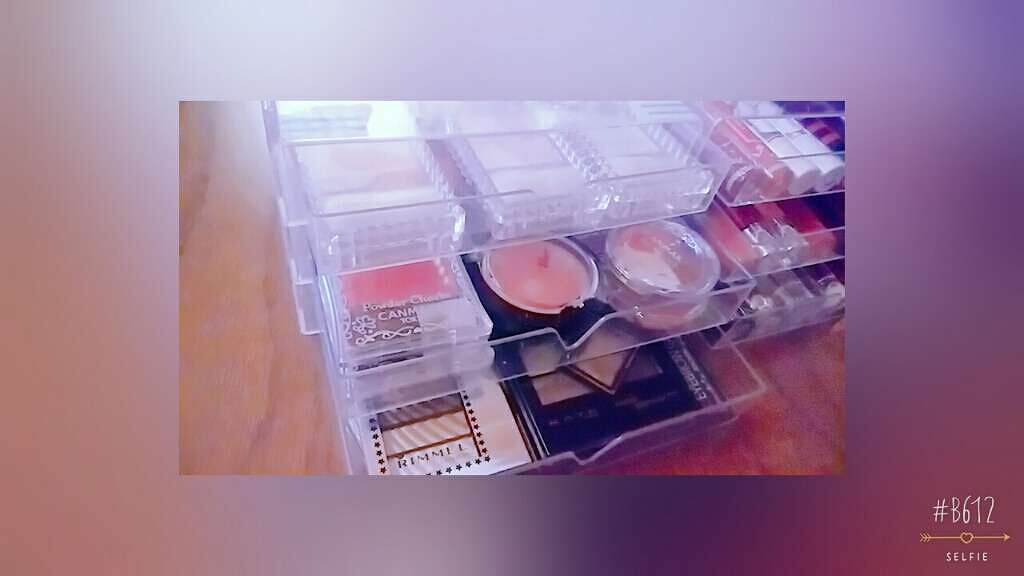 3段式クリアーケース/DAISO/その他化粧小物を使ったクチコミ(1枚目)