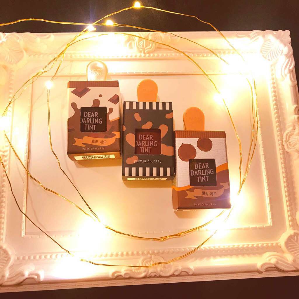 ディアダーリン ウォータージェルティント (アイスティント)/ETUDE/口紅を使ったクチコミ(1枚目)