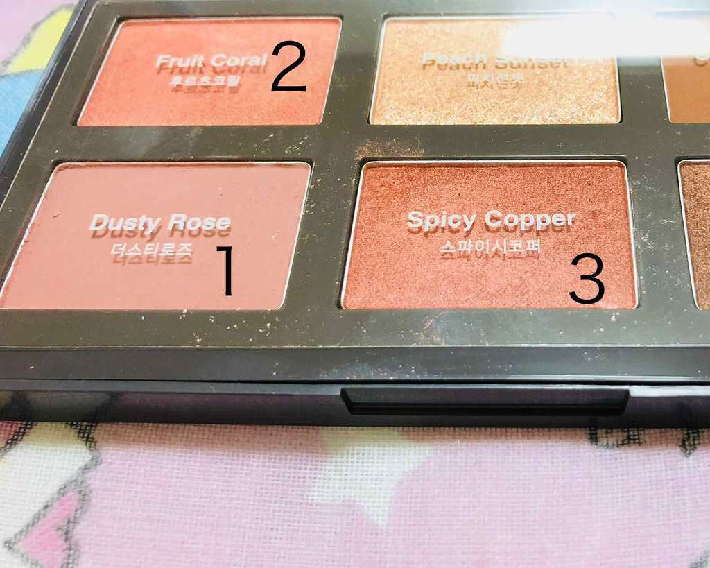 イッツスキン ライフカラーパレット/It's skin/アイシャドウパレットを使ったクチコミ（2枚目）