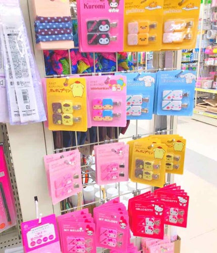 スクエアミニクリップピン/セリア/ヘアアクセサリーを使ったクチコミ(2枚目)