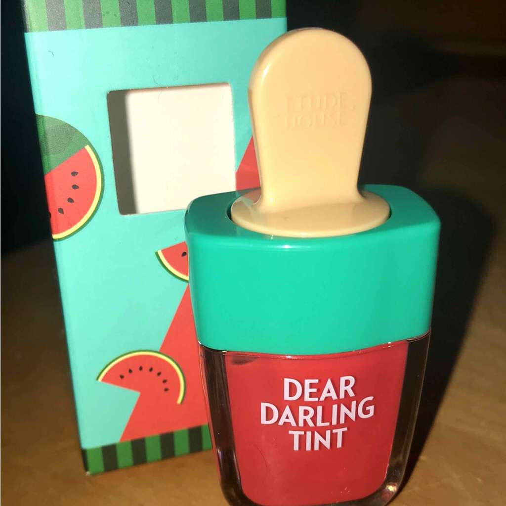 ディアダーリン ウォータージェルティント （アイスティント）/ETUDE/口紅を使ったクチコミ（1枚目）