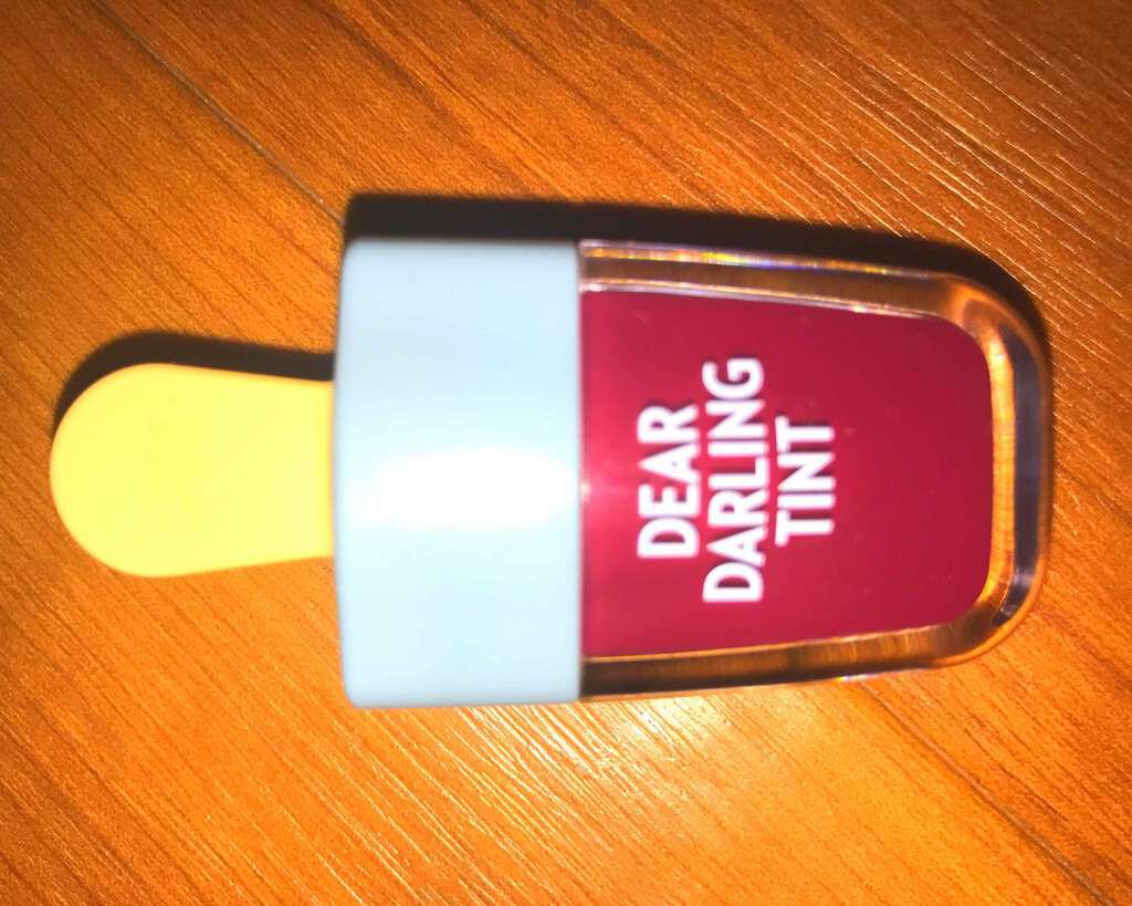 ディアダーリン ウォータージェルティント （アイスティント）/ETUDE/口紅を使ったクチコミ（2枚目）