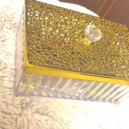 藍蘭 on LIPS 「3COINSの収納ケースです✨安くて可愛くてフタも付いていたの..」(2枚目)