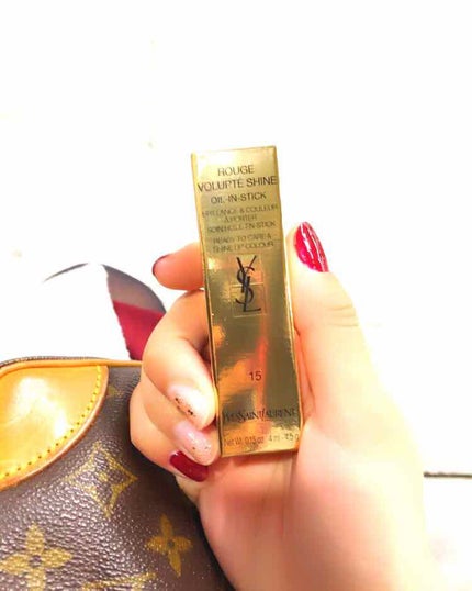 ルージュ ヴォリュプテ シャイン/YVES SAINT LAURENT BEAUTE/口紅を使ったクチコミ(1枚目)