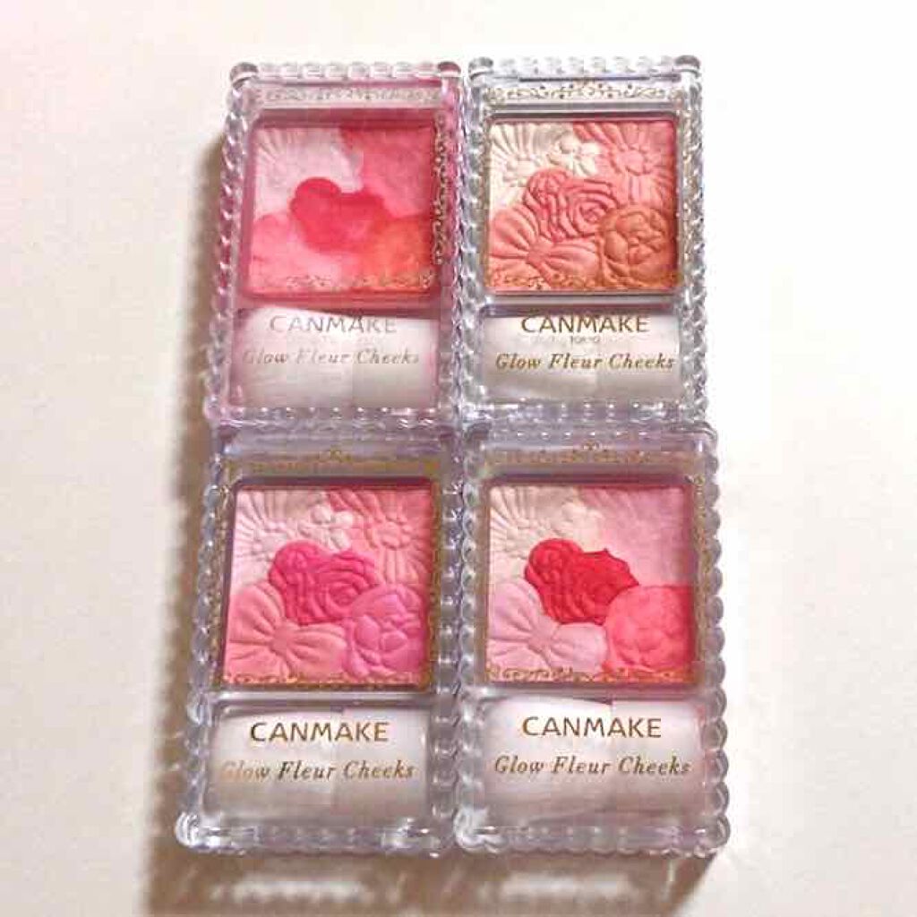 グロウフルールチークス/キャンメイク/パウダーチークを使ったクチコミ(1枚目)