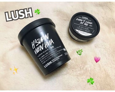 みいや🧸💞 on LIPS 「LUSH/髪様🌝✨ヘアトリートメントの髪様💕とにかくサラサラに..」（1枚目）