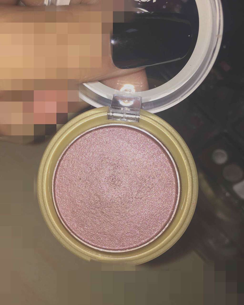 シャイニーシャドウ N/excel/単色アイシャドウを使ったクチコミ（2枚目）