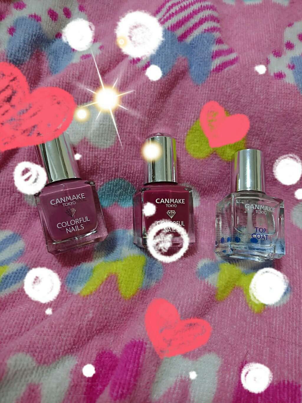 カラフルネイルズ/キャンメイク/マニキュアを使ったクチコミ（2枚目）