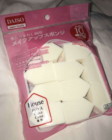 ハイソフト メイクアップスポンジ/DAISO/パフ・スポンジを使ったクチコミ（1枚目）