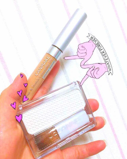 カバー&ストレッチコンシーラー UV/キャンメイク/リキッドコンシーラーを使ったクチコミ(1枚目)