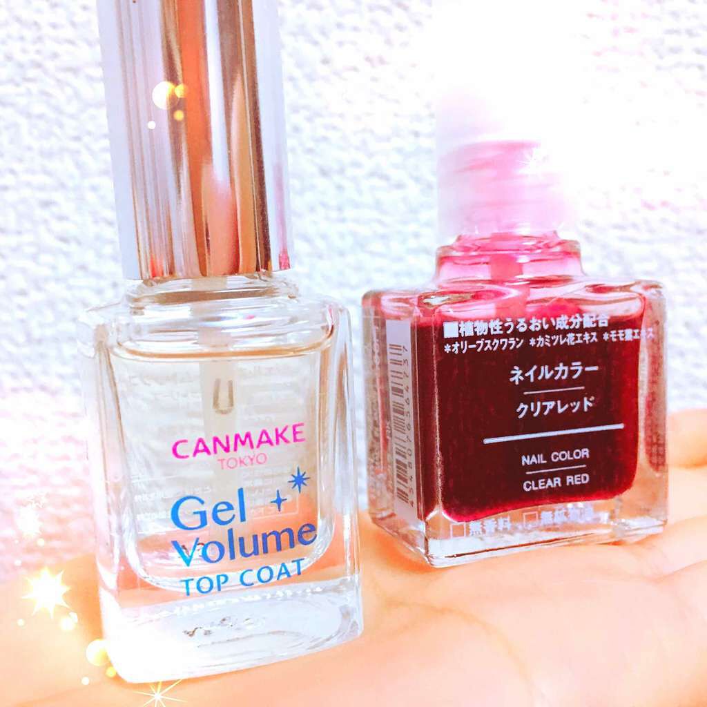 ジェルボリュームトップコート/キャンメイク/ネイルトップコートを使ったクチコミ(2枚目)