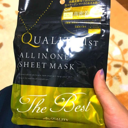 オールインワンシートマスク ザ・ベストEX/クオリティファースト/シートマスク・パックを使ったクチコミ(1枚目)