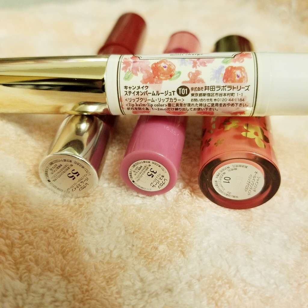 ステイオンバームルージュ/キャンメイク/口紅を使ったクチコミ(2枚目)