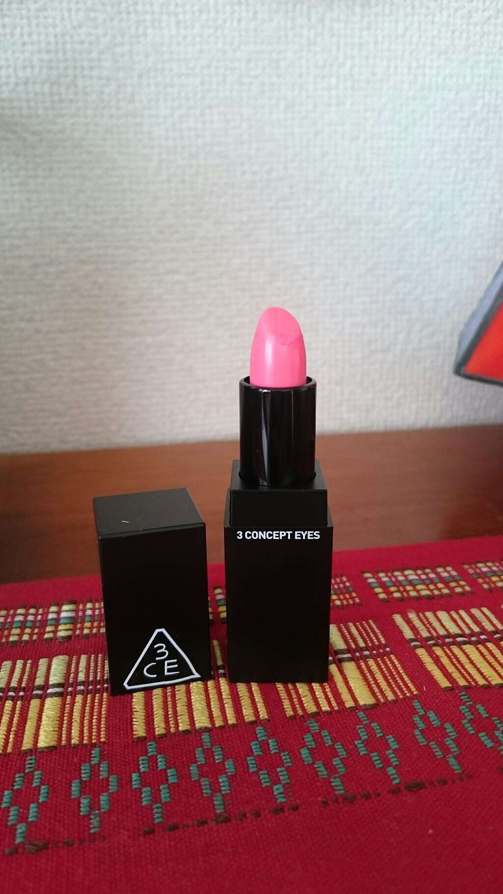 GLASS LIP COLOR/3CE/口紅を使ったクチコミ(2枚目)