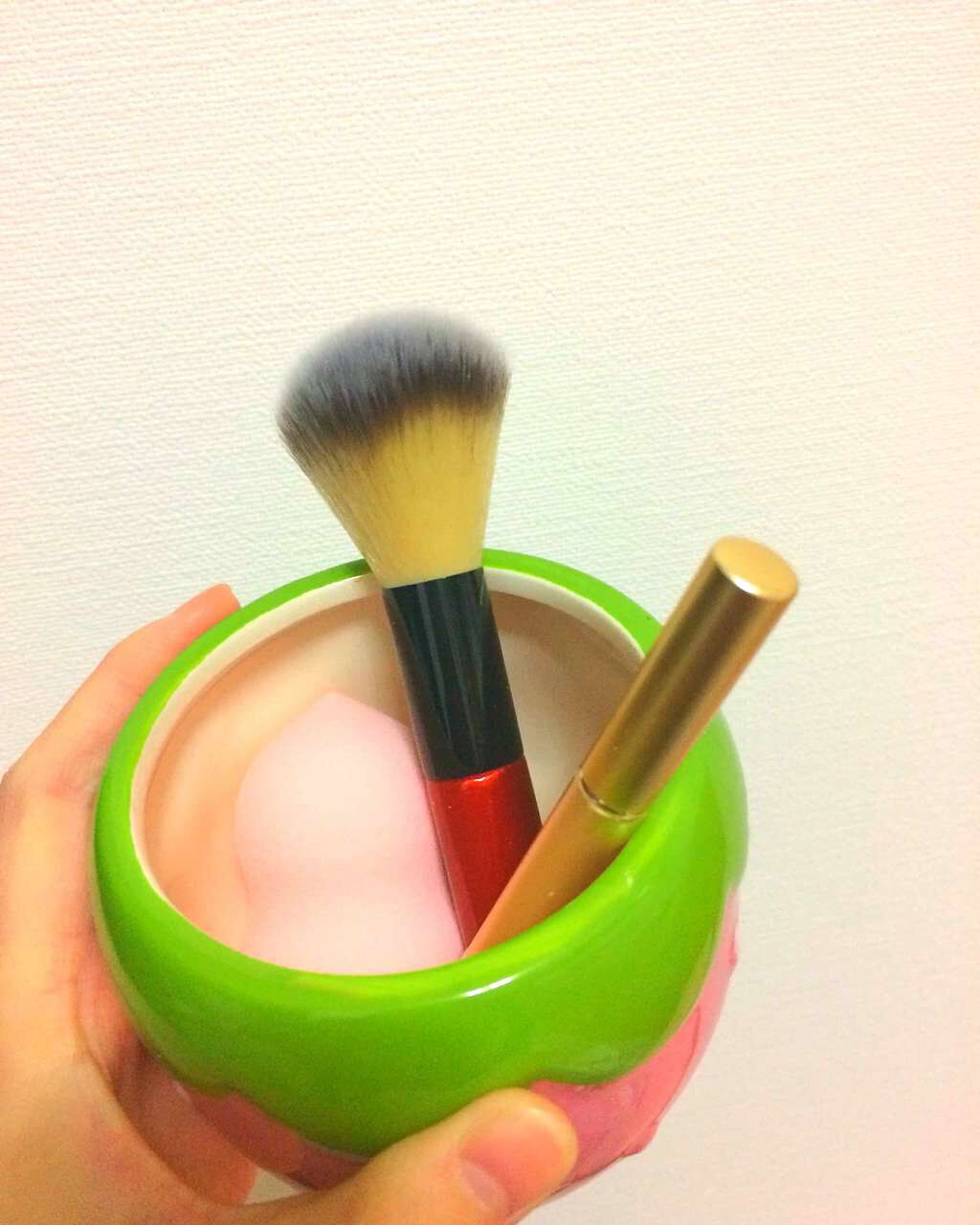 春姫 ファンデーションブラシ/DAISO/メイクブラシを使ったクチコミ(1枚目)