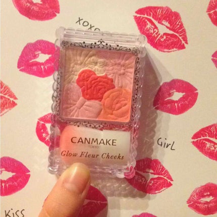 グロウフルールチークス/キャンメイク/パウダーチークを使ったクチコミ(1枚目)