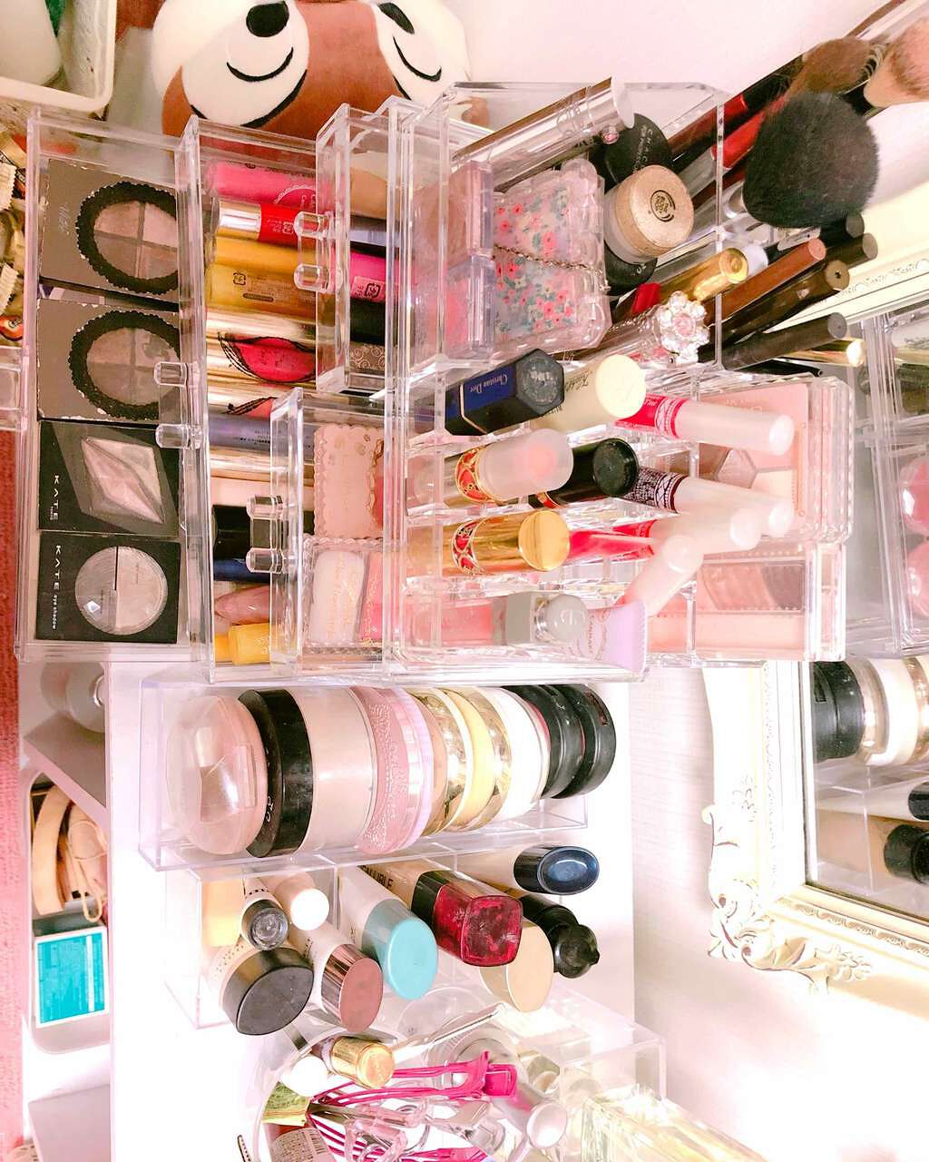 みおりんこ on LIPS 「コスメ収納をまたまたチェンジ!!楽天でかった2000円くらいの..」(2枚目)