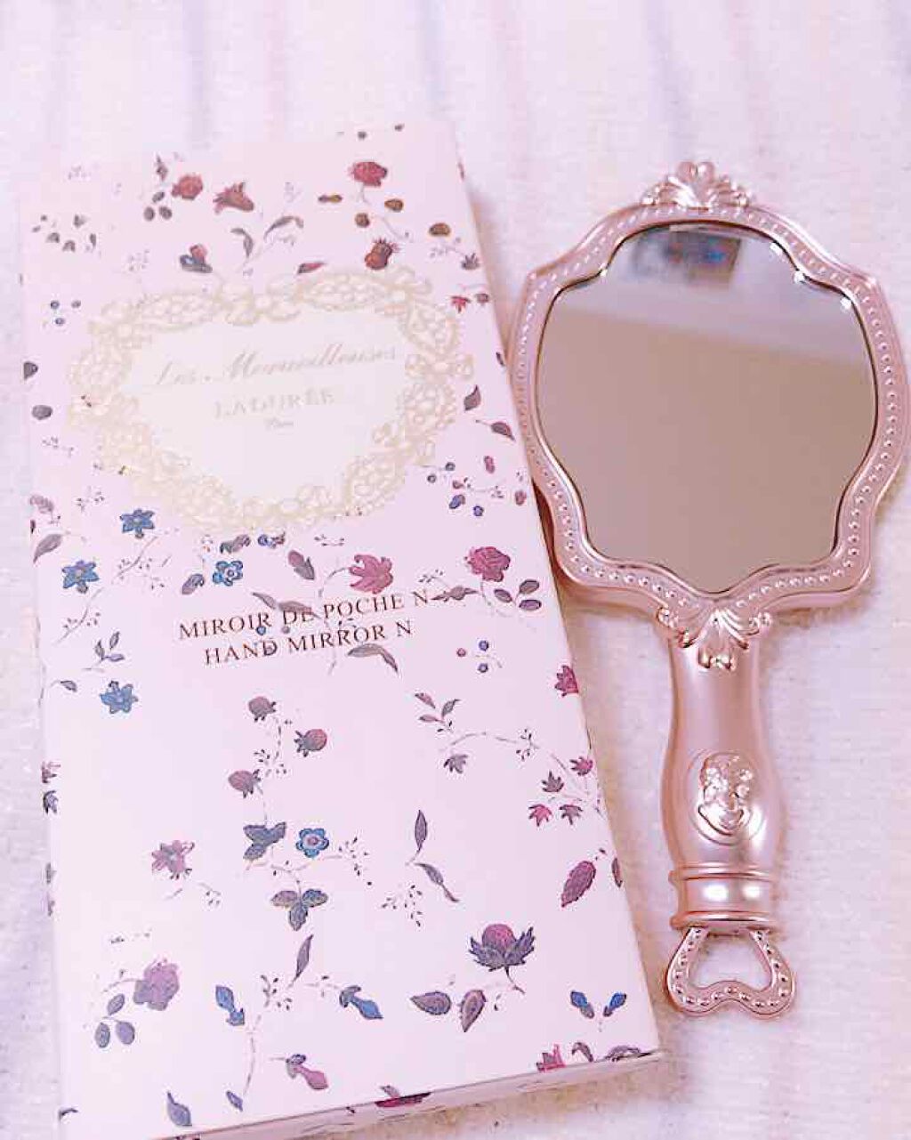 ハンド ミラー N/レ・メルヴェイユーズ ラデュレ/その他化粧小物を使ったクチコミ（2枚目）