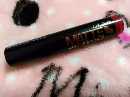 マット フラット ベルベット リップスティック/L.A.Girl/口紅を使ったクチコミ(1枚目)