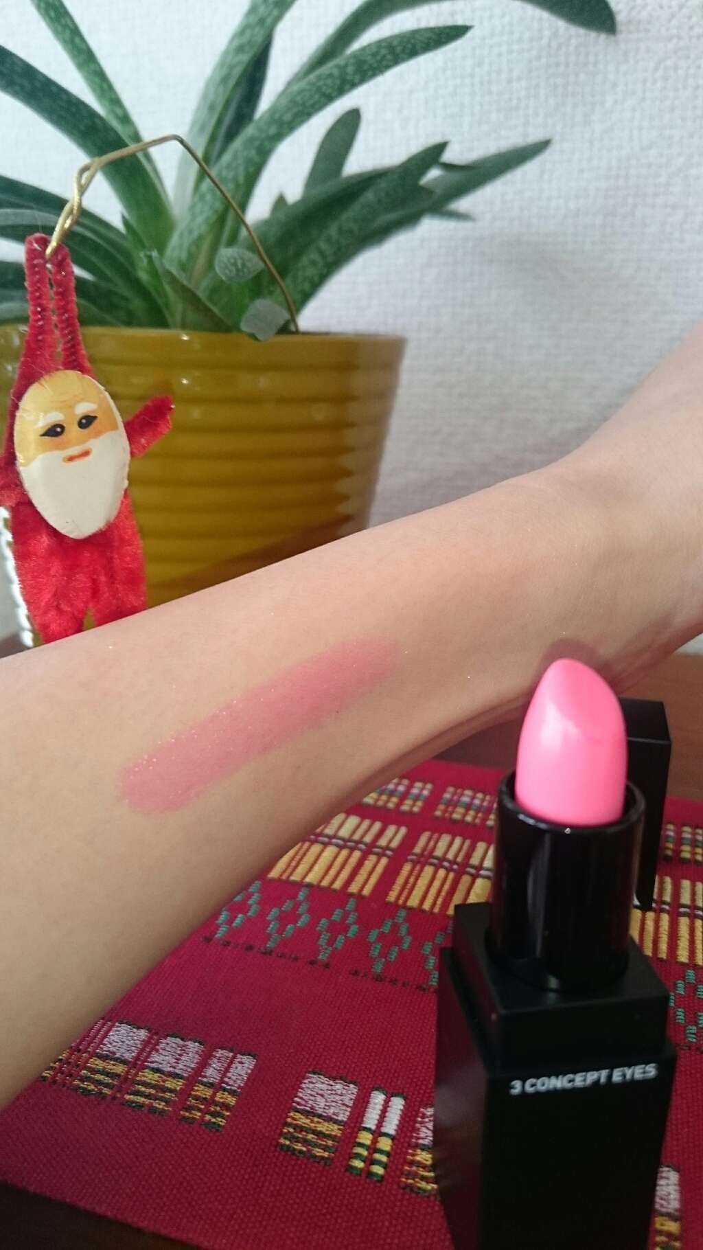 GLASS LIP COLOR/3CE/口紅を使ったクチコミ(3枚目)