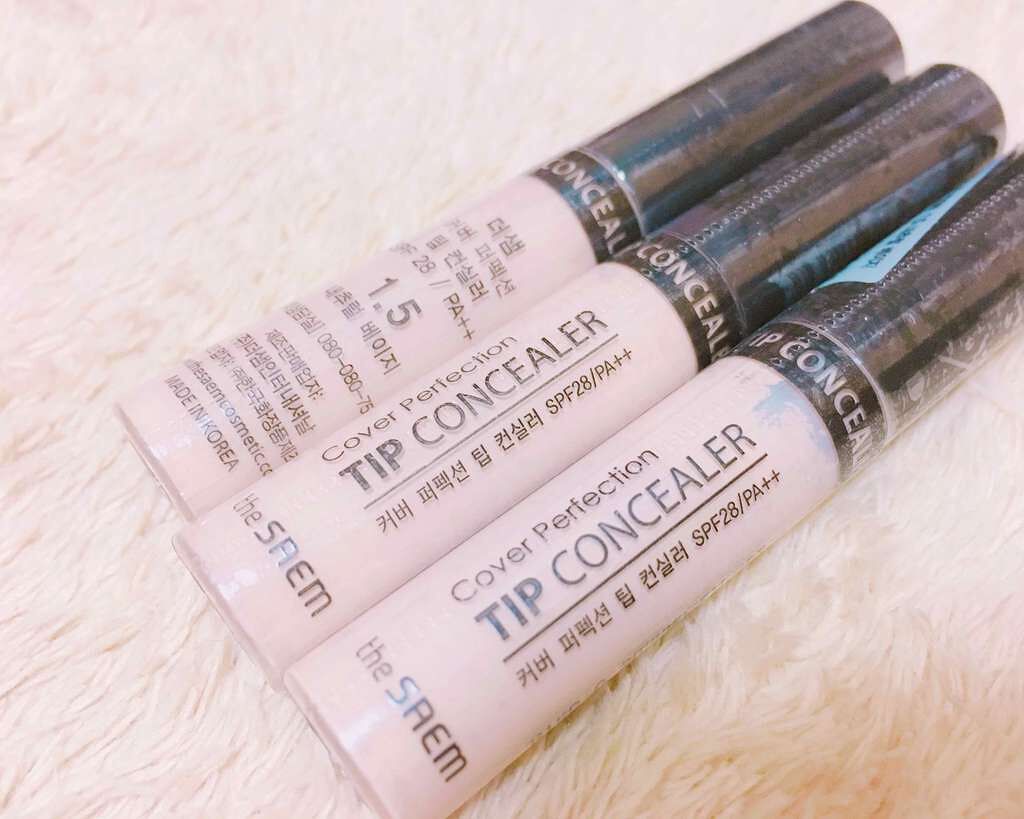 カバーパーフェクション チップコンシーラー/the SAEM/リキッドコンシーラーを使ったクチコミ(1枚目)