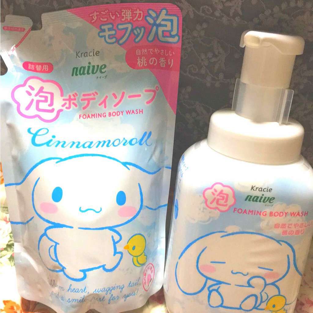 泡で出てくるボディソープ(桃の葉エキス配合)(旧)/ナイーブ/ボディソープを使ったクチコミ（1枚目）