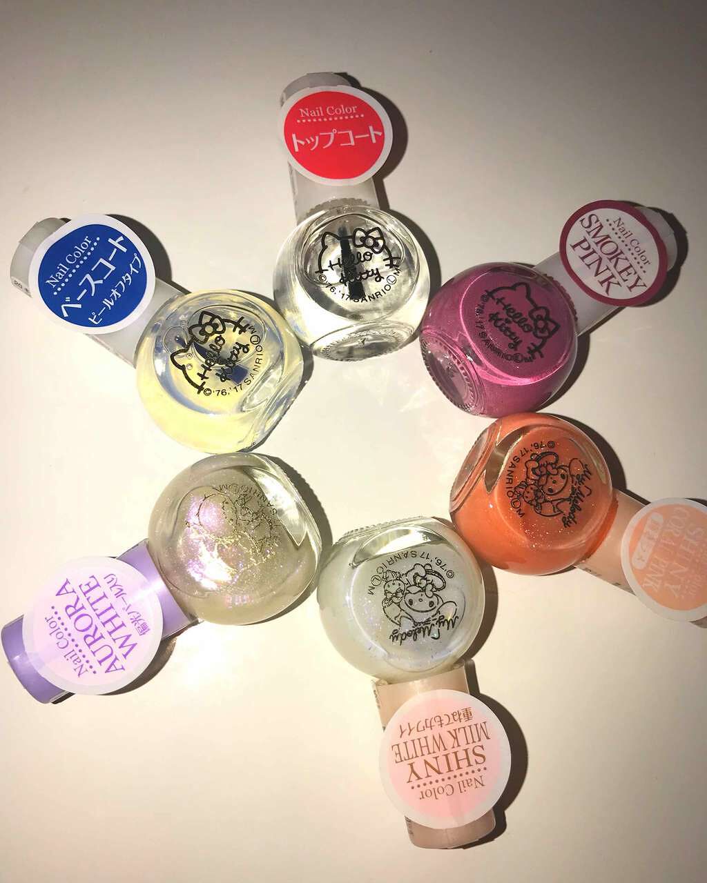 サンリオネイル/DAISO/マニキュアを使ったクチコミ(1枚目)