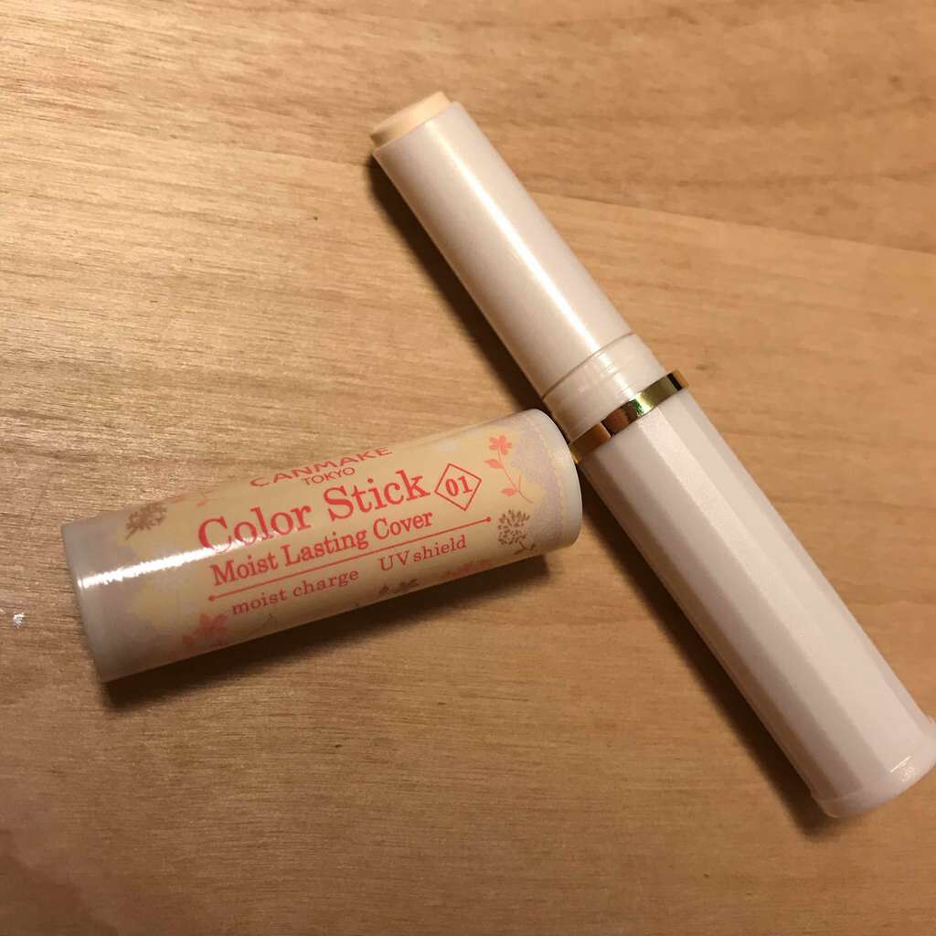 カラースティック モイストラスティングカバー/キャンメイク/スティックコンシーラーを使ったクチコミ(1枚目)