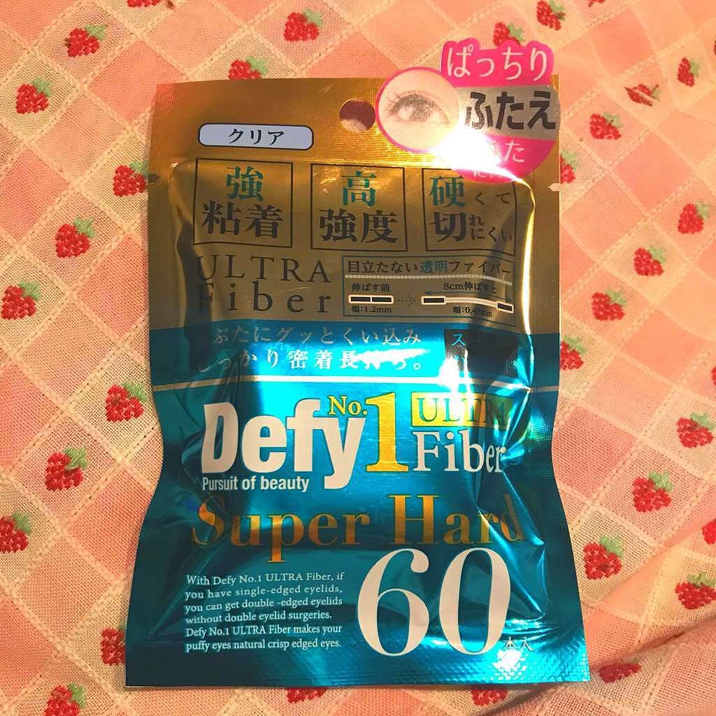 No1ウルトラファイバー スーパーハード/Defy(ディファイ)/二重まぶた用アイテムを使ったクチコミ（1枚目）