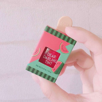 ディアダーリン ウォータージェルティント (アイスティント)/ETUDE/口紅を使ったクチコミ(1枚目)