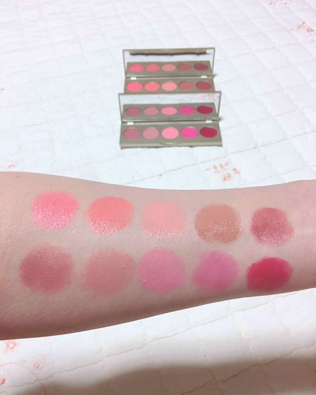 リップ デュオ パレット/stila/リップグロスを使ったクチコミ(4枚目)