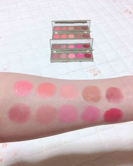 リップ デュオ パレット/stila/リップグロスを使ったクチコミ(4枚目)