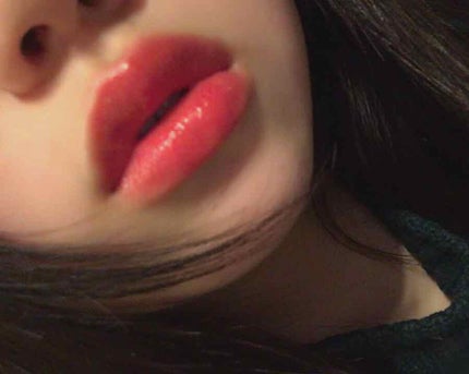 ルージュ ヴォリュプテ シャイン/YVES SAINT LAURENT BEAUTE/口紅を使ったクチコミ(2枚目)