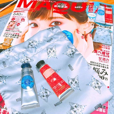 MAQUIA MAQUIA 2018年2月号のクチコミ「💟MAQUIA 2018 2月号 付録💟

●ロクシタン シアハンドクリーム10ml
●ロクシ.....」（1枚目）