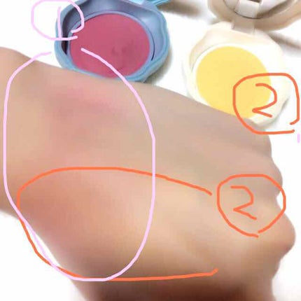 プレスト チークカラー N/レ・メルヴェイユーズ ラデュレ/パウダーチークを使ったクチコミ(2枚目)