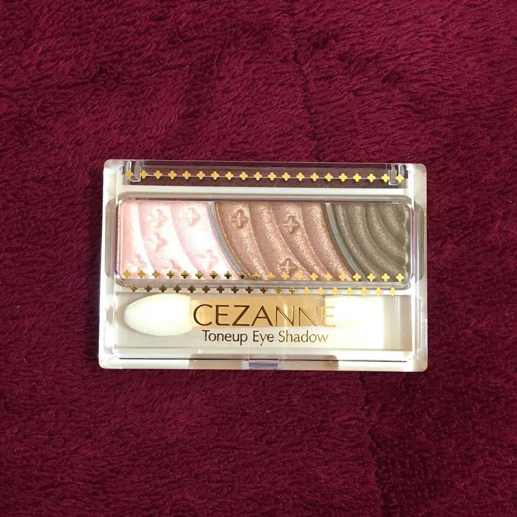 トーンアップアイシャドウ/CEZANNE/アイシャドウパレットを使ったクチコミ(1枚目)
