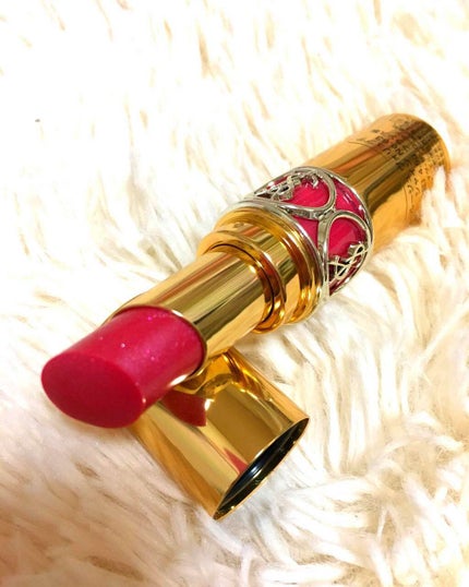 ルージュ ヴォリュプテ シャイン/YVES SAINT LAURENT BEAUTE/口紅を使ったクチコミ(4枚目)