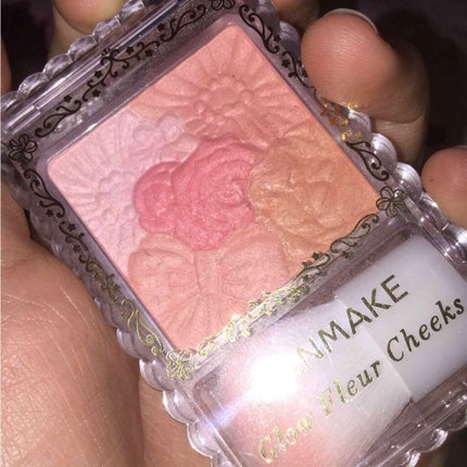 グロウフルールチークス/キャンメイク/パウダーチークを使ったクチコミ(1枚目)