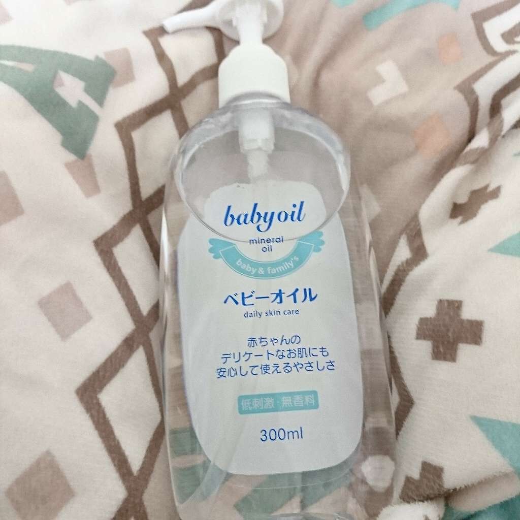 ジョンソン ベビーオイル 無香料/ジョンソンベビー/ボディオイルを使ったクチコミ(1枚目)