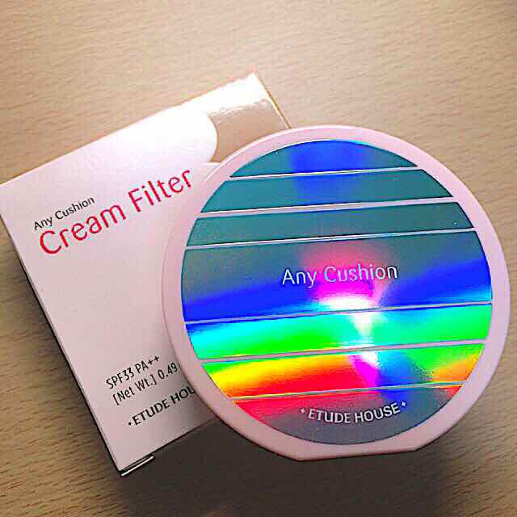 エニークッション クリームフィルター/ETUDE/クッションファンデーションを使ったクチコミ(1枚目)